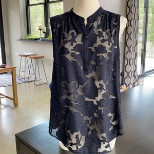 Cabi medium black cutout top